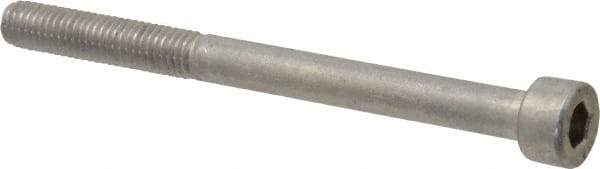 Value Collection - M5x0.80 Metric Coarse Hex Socket Drive, Socket Cap Screw - Grade 18-8 & Austenitic A2 Stainless Steel, Uncoated, Partially Threaded, 60mm Length Under Head - USA Tool & Supply