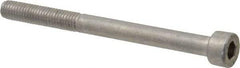 Value Collection - M5x0.80 Metric Coarse Hex Socket Drive, Socket Cap Screw - Grade 18-8 & Austenitic A2 Stainless Steel, Uncoated, Partially Threaded, 60mm Length Under Head - USA Tool & Supply