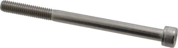 Value Collection - M6x1.00 Metric Coarse Hex Socket Drive, Socket Cap Screw - Grade 18-8 & Austenitic A2 Stainless Steel, Uncoated, Partially Threaded, 80mm Length Under Head - USA Tool & Supply