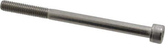 Value Collection - M6x1.00 Metric Coarse Hex Socket Drive, Socket Cap Screw - Grade 18-8 & Austenitic A2 Stainless Steel, Uncoated, Partially Threaded, 80mm Length Under Head - USA Tool & Supply