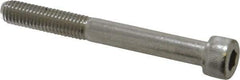 Value Collection - M8x1.25 Metric Coarse Hex Socket Drive, Socket Cap Screw - Grade 18-8 & Austenitic A2 Stainless Steel, Uncoated, Partially Threaded, 70mm Length Under Head - USA Tool & Supply