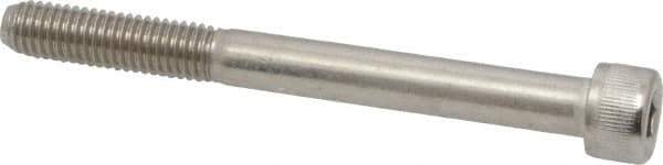 Value Collection - M8x1.25 Metric Coarse Hex Socket Drive, Socket Cap Screw - Grade 18-8 & Austenitic A2 Stainless Steel, Uncoated, Partially Threaded, 80mm Length Under Head - USA Tool & Supply