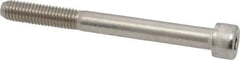 Value Collection - M8x1.25 Metric Coarse Hex Socket Drive, Socket Cap Screw - Grade 18-8 & Austenitic A2 Stainless Steel, Uncoated, Partially Threaded, 80mm Length Under Head - USA Tool & Supply
