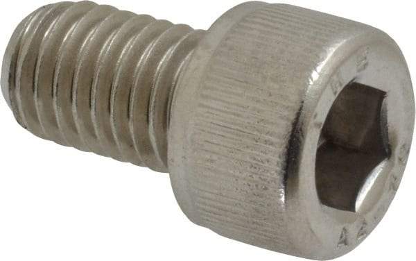 Value Collection - M10x1.50 Metric Coarse Hex Socket Drive, Socket Cap Screw - Grade 18-8 & Austenitic A2 Stainless Steel, Uncoated, Fully Threaded, 16mm Length Under Head - USA Tool & Supply