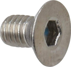 Value Collection - M3x0.50 Metric Coarse Hex Socket Drive, 90° Flat Screw - Grade 18-8 & Austenitic A2 Stainless Steel, Fully Threaded, 5mm OAL - USA Tool & Supply