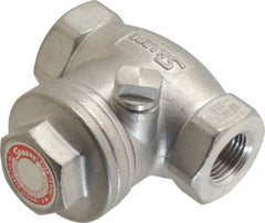 Sharpe Valves - 3/8" Stainless Steel Check Valve - FNPT x FNPT, 200 WOG - USA Tool & Supply