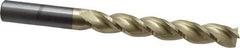 Accupro - 3/4", 5" LOC, 3/4" Shank Diam, 8" OAL, 3 Flute, Solid Carbide Square End Mill - Single End, ZrN Finish, Spiral Flute, 37° Helix, Centercutting, Right Hand Cut, Right Hand Flute - USA Tool & Supply