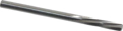 Magafor - 3.6093mm Solid Carbide 6 Flute Chucking Reamer - Spiral Flute, 0.1421" Straight Shank, 19/32" Flute Length, 2-1/4" OAL - USA Tool & Supply