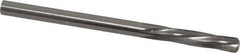 Magafor - 3.6195mm Solid Carbide 6 Flute Chucking Reamer - Spiral Flute, 0.1425" Straight Shank, 19/32" Flute Length, 2-1/4" OAL - USA Tool & Supply