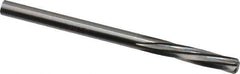 Magafor - #27 Solid Carbide 6 Flute Chucking Reamer - Spiral Flute, 0.1441" Straight Shank, 19/32" Flute Length, 2-1/4" OAL - USA Tool & Supply