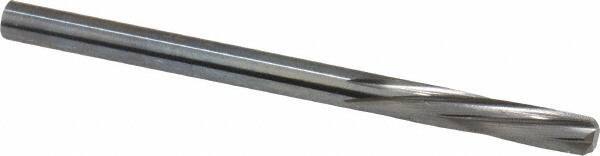Magafor - 3.749mm Solid Carbide 6 Flute Chucking Reamer - Spiral Flute, 0.1476" Straight Shank, 19/32" Flute Length, 2-1/4" OAL - USA Tool & Supply