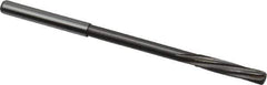 Magafor - 3.8506mm Solid Carbide 6 Flute Chucking Reamer - Spiral Flute, 0.158" Straight Shank, 3/4" Flute Length, 2-61/64" OAL - USA Tool & Supply