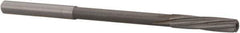 Magafor - #24 Solid Carbide 6 Flute Chucking Reamer - Spiral Flute, 0.158" Straight Shank, 3/4" Flute Length, 2-61/64" OAL - USA Tool & Supply