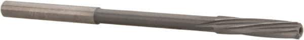 Magafor - 3.9599mm Solid Carbide 6 Flute Chucking Reamer - Spiral Flute, 0.158" Straight Shank, 3/4" Flute Length, 2-61/64" OAL - USA Tool & Supply