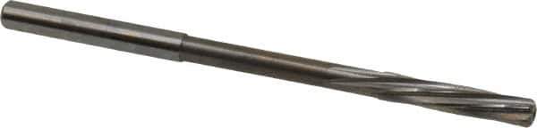 Magafor - 4.32mm Solid Carbide 6 Flute Chucking Reamer - Spiral Flute, 0.177" Straight Shank, 53/64" Flute Length, 3-5/32" OAL - USA Tool & Supply