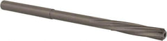 Magafor - #16 Solid Carbide 6 Flute Chucking Reamer - Spiral Flute, 0.177" Straight Shank, 53/64" Flute Length, 3-5/32" OAL - USA Tool & Supply