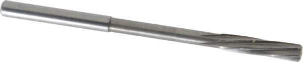 Magafor - #13 Solid Carbide 6 Flute Chucking Reamer - Spiral Flute, 0.177" Straight Shank, 53/64" Flute Length, 3-5/32" OAL - USA Tool & Supply