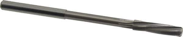 Magafor - 4.75mm Solid Carbide 6 Flute Chucking Reamer - Spiral Flute, 0.177" Straight Shank, 53/64" Flute Length, 3-5/32" OAL - USA Tool & Supply