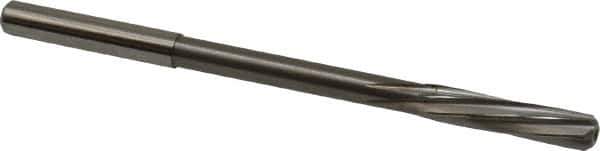Magafor - 5.56mm Solid Carbide 6 Flute Chucking Reamer - Spiral Flute, 0.216" Straight Shank, 1-1/32" Flute Length, 3-21/32" OAL - USA Tool & Supply