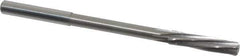 Magafor - 5.62mm Solid Carbide 6 Flute Chucking Reamer - Spiral Flute, 0.216" Straight Shank, 1-1/32" Flute Length, 3-21/32" OAL - USA Tool & Supply