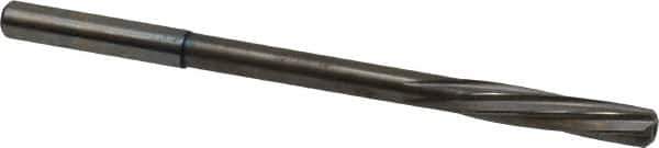 Magafor - Letter A Solid Carbide 6 Flute Chucking Reamer - Spiral Flute, 0.236" Straight Shank, 1-7/64" Flute Length, 3-31/32" OAL - USA Tool & Supply