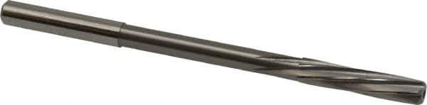 Magafor - 5.96mm Solid Carbide 6 Flute Chucking Reamer - Spiral Flute, 0.236" Straight Shank, 1-7/64" Flute Length, 3-31/32" OAL - USA Tool & Supply