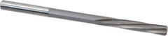 Magafor - 6mm Solid Carbide 6 Flute Chucking Reamer - Spiral Flute, 0.236" Straight Shank, 1-7/64" Flute Length, 3-31/32" OAL - USA Tool & Supply
