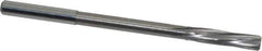 Magafor - 6.03mm Solid Carbide 6 Flute Chucking Reamer - Spiral Flute, 0.236" Straight Shank, 1-7/64" Flute Length, 3-31/32" OAL - USA Tool & Supply