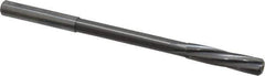 Magafor - 6.37mm Solid Carbide 6 Flute Chucking Reamer - Spiral Flute, 0.236" Straight Shank, 1-7/64" Flute Length, 3-31/32" OAL - USA Tool & Supply