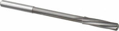 Magafor - 6.39mm Solid Carbide 6 Flute Chucking Reamer - Spiral Flute, 0.236" Straight Shank, 1-7/64" Flute Length, 3-31/32" OAL - USA Tool & Supply