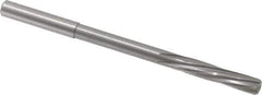 Magafor - 6.74mm Solid Carbide 6 Flute Chucking Reamer - Spiral Flute, 0.276" Straight Shank, 1-7/32" Flute Length, 4-9/32" OAL - USA Tool & Supply