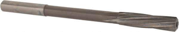 Magafor - 7.51mm Solid Carbide 6 Flute Chucking Reamer - Spiral Flute, 0.276" Straight Shank, 1-7/32" Flute Length, 4-9/32" OAL - USA Tool & Supply