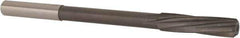 Magafor - 7.54mm Solid Carbide 6 Flute Chucking Reamer - Spiral Flute, 0.276" Straight Shank, 1-7/32" Flute Length, 4-9/32" OAL - USA Tool & Supply