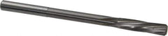 Magafor - 7.55mm Solid Carbide 6 Flute Chucking Reamer - Spiral Flute, 0.276" Straight Shank, 1-7/32" Flute Length, 4-9/32" OAL - USA Tool & Supply