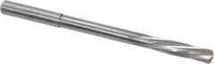 Magafor - 7.7495mm Solid Carbide 6 Flute Chucking Reamer - Spiral Flute, 0.315" Straight Shank, 1-19/64" Flute Length, 4-5/8" OAL - USA Tool & Supply