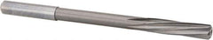 Magafor - 7.7597mm Solid Carbide 6 Flute Chucking Reamer - Spiral Flute, 0.315" Straight Shank, 1-19/64" Flute Length, 4-5/8" OAL - USA Tool & Supply