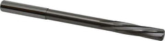 Magafor - 8.7503mm Solid Carbide 6 Flute Chucking Reamer - Spiral Flute, 0.354" Straight Shank, 1-27/64" Flute Length, 4-31/32" OAL - USA Tool & Supply