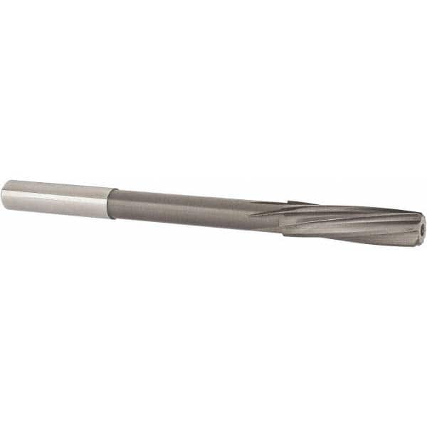 Magafor - 9.55mm Solid Carbide 6 Flute Chucking Reamer - USA Tool & Supply