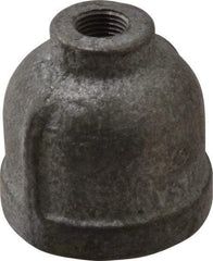 Made in USA - Class 150, 3/4 x 1/8" Galvanized Pipe Reducing Coupling - Threaded, Malleable Iron - USA Tool & Supply