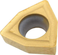 Kennametal - DFT06T308 GD Grade KC720 Carbide Indexable Drill Insert - TiN Finish, Trigon, 10mm Inscribed Circle - USA Tool & Supply