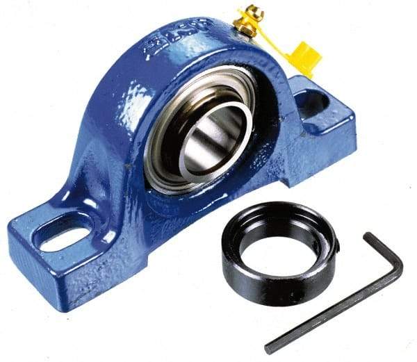 SKF - 5/8" ID, Ball Bearing Pillow Block - 5/8 Inch Shaft, - USA Tool & Supply