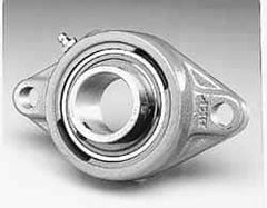 SKF - 1-1/4" ID, 2-Bolt Flange - 1-1/4 Inch Shaft - USA Tool & Supply