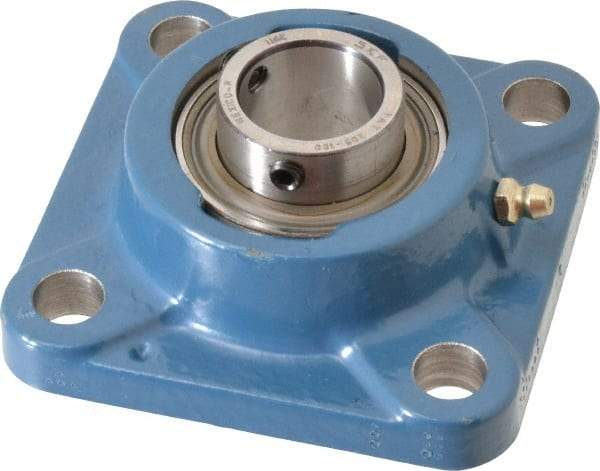 SKF - 1" ID, 4-Bolt Flange - 2-3/4" Btw Mnt Hole Ctrs - USA Tool & Supply