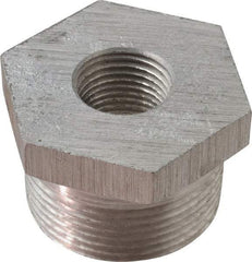 Latrobe Foundry - 1-1/4 x 1/2" Aluminum Pipe Hex Bushing - 150 psi, M x F End Connection, Grade 356-F - USA Tool & Supply