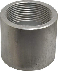 Latrobe Foundry - 2-1/2" Aluminum Pipe Coupling - 150 psi, F End Connection, Grade 6061-T6 - USA Tool & Supply