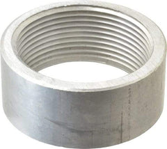 Latrobe Foundry - 2-1/2" Aluminum Pipe Half Coupling - 150 psi, F End Connection, Grade 6061-T6 - USA Tool & Supply