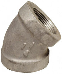 Latrobe Foundry - 1/2" Aluminum Pipe 45° Elbow - 150 psi, F End Connection, Grade 356-F - USA Tool & Supply