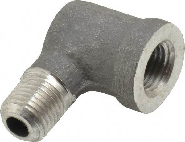 Latrobe Foundry - 1-1/4" Aluminum Pipe 90° Street Elbow - 150 psi, M x F End Connection, Grade 356-F - USA Tool & Supply