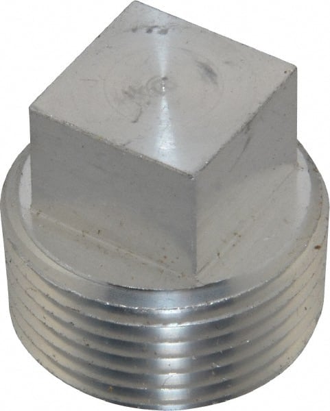 Latrobe Foundry - 3/4" Aluminum Pipe Square Head Plug - USA Tool & Supply