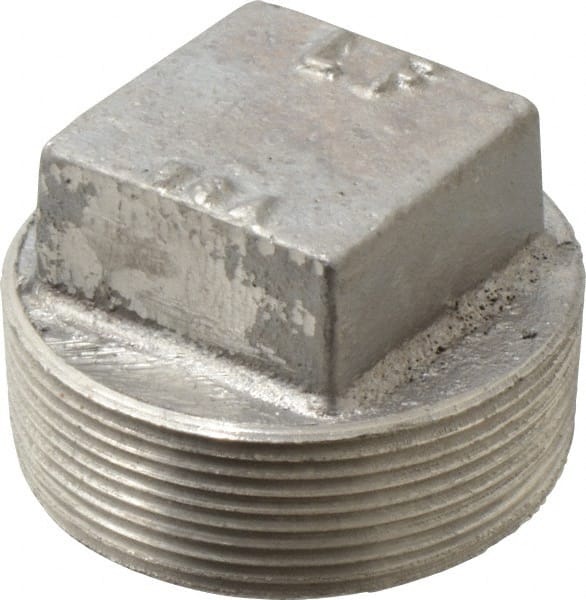 Latrobe Foundry - 2" Aluminum Pipe Square Head Plug - USA Tool & Supply